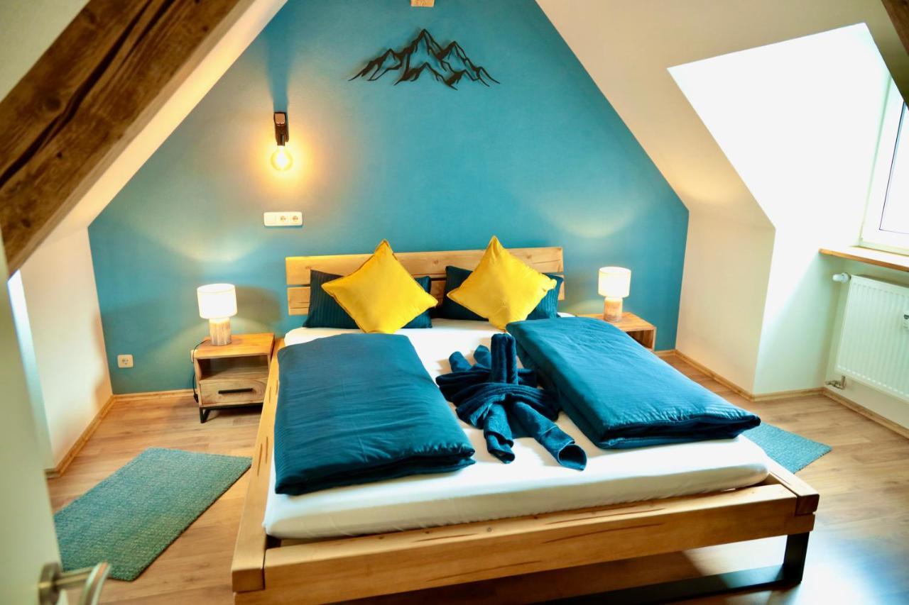 Ferienhaus Bergauszeit In Der Alten Post Неселванг Екстериор снимка